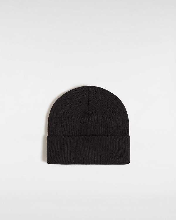 Black Unisex Vans Classic Tall Cuff Beanie Australia | VN8209514