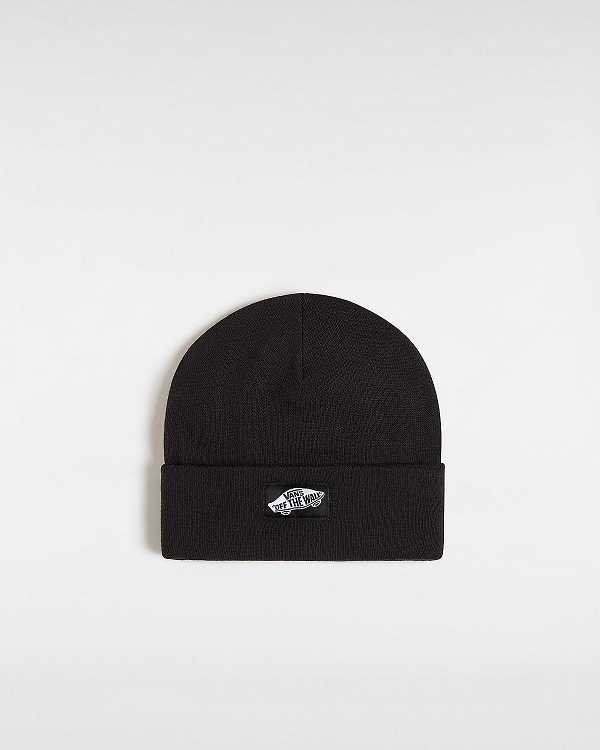 Black Unisex Vans Classic Tall Cuff Beanie Australia | VN8209514