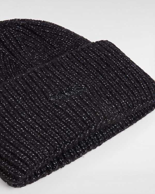 Black Unisex Vans Densmore Wide Cuff Beanie Australia | VN3062857