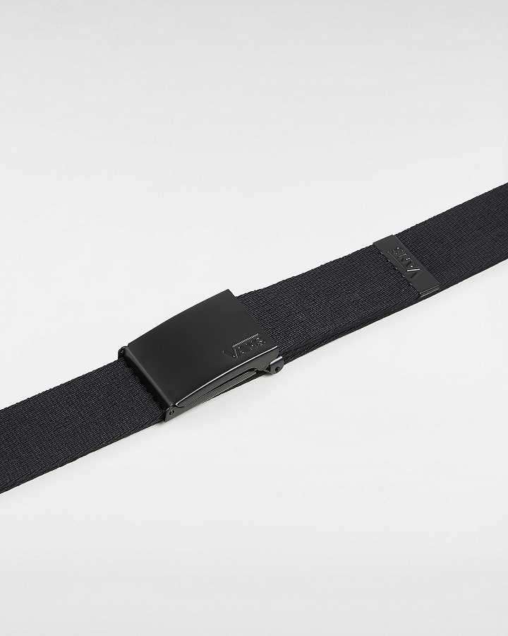 Black Unisex Vans Deppster Web Belts Australia | VN1257498