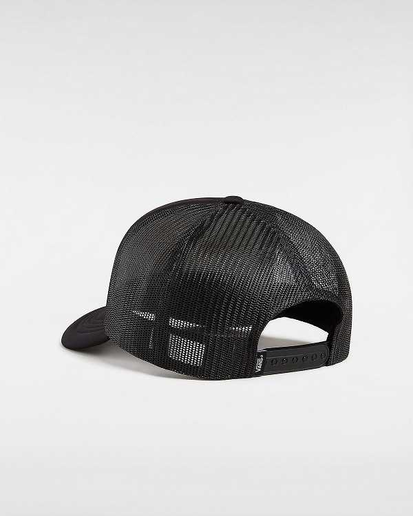 Black Unisex Vans GFX Curved Bill Hats Australia | VN2863041