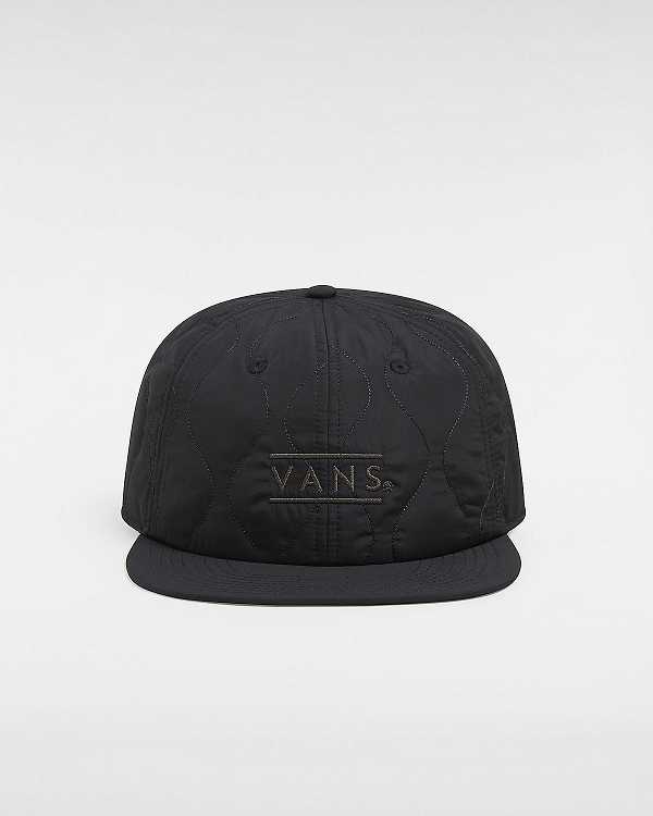 Black Unisex Vans Half Box Low Unstructured Hats Australia | VN4189075