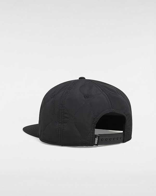 Black Unisex Vans Half Box Low Unstructured Hats Australia | VN4189075