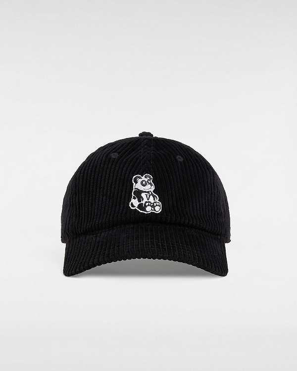 Black Unisex Vans Hosmer Curved Bill Hats Australia | VN8934612