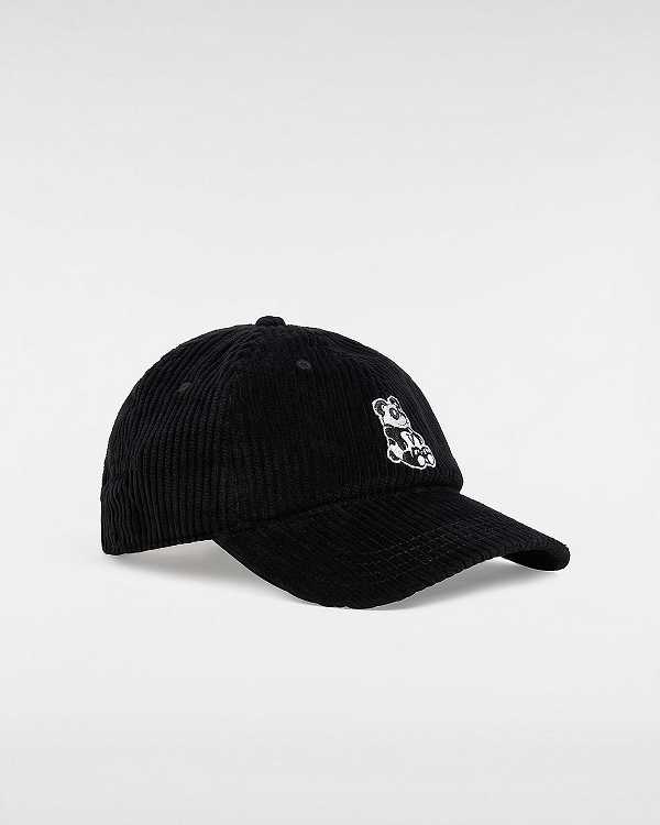 Black Unisex Vans Hosmer Curved Bill Hats Australia | VN8934612