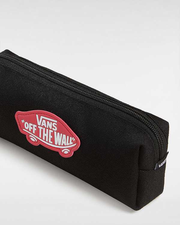 Black Unisex Vans Off The Wall Pencil Pouches Australia | VN1352678