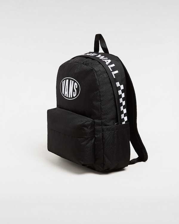 Black Unisex Vans Old Skool Backpacks Australia | VN3542891