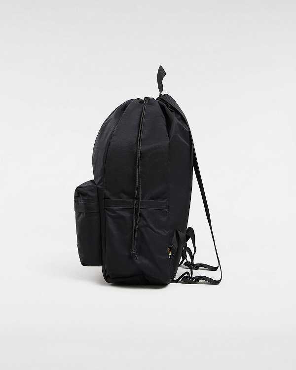 Black Unisex Vans Old Skool Cinch Backpacks Australia | VN7042893