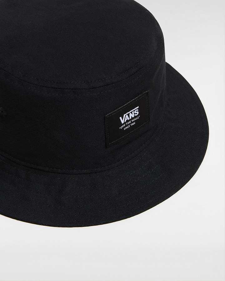 Black Unisex Vans Patch Hats Australia | VN5416397