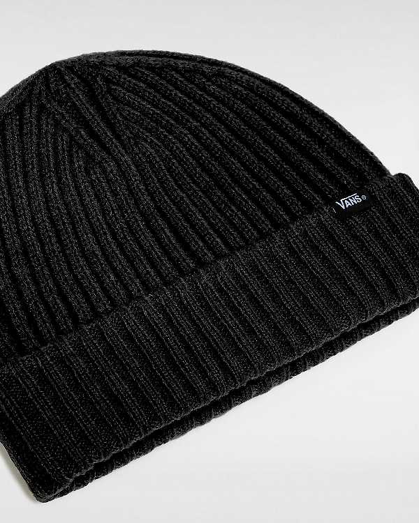 Black Unisex Vans Shallow Cuff Beanie Australia | VN6274913