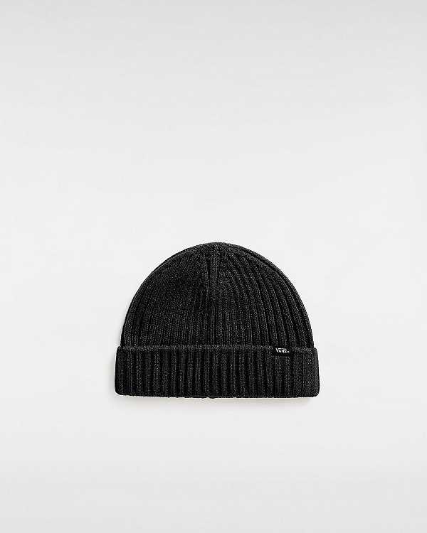 Black Unisex Vans Shallow Cuff Beanie Australia | VN6274913