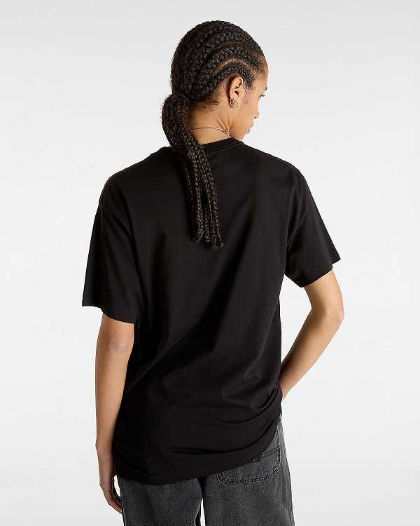 Black Women Vans Classic T Shirts Australia | VN6128597