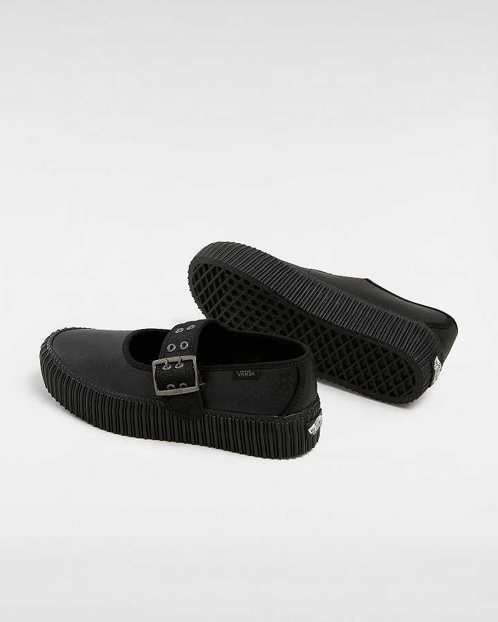 Black Women Vans Creeper Mary Janes Australia | VN6490523