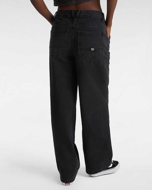 Black Women Vans Curbside Pants Australia | VN3458072