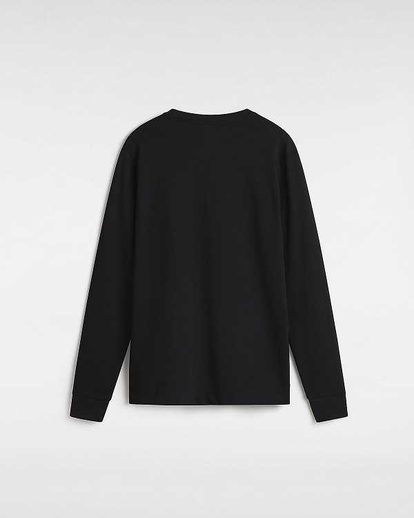 Black Women Vans Damask Long Sleeve T Shirts Australia | VN5027638