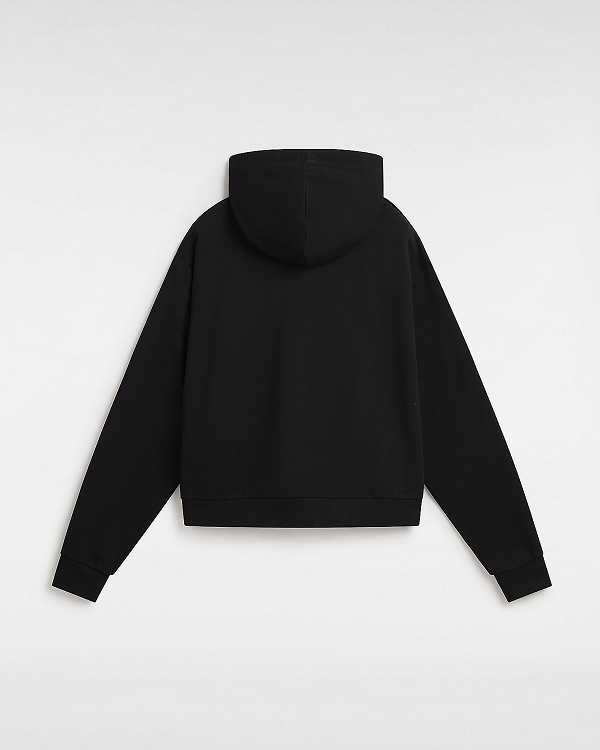 Black Women Vans Essential Relaxed Fit Hoodie Australia | VN6281094