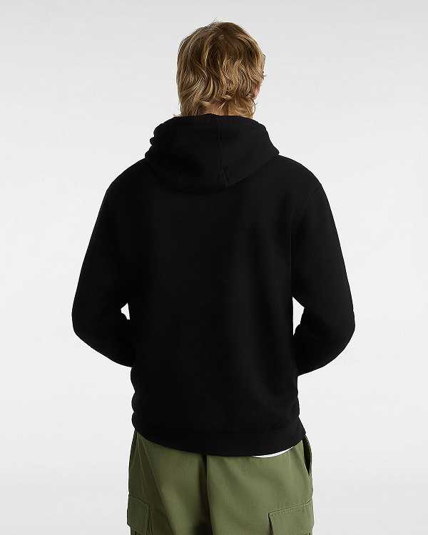 Black Women Vans Essential Relaxed Hoodie Australia | VN2896351