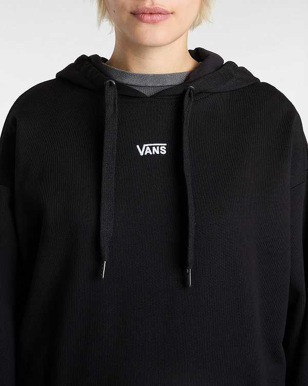 Black Women Vans Flying V Hoodie Australia | VN0813269