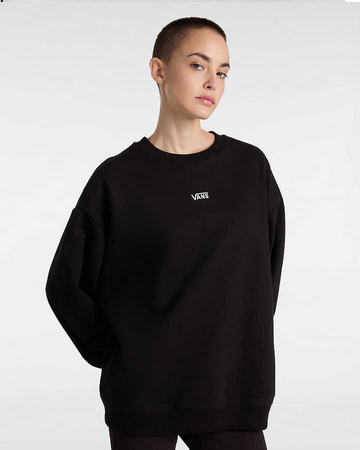 Black Women Vans Flying V Sweater Australia | VN7609381