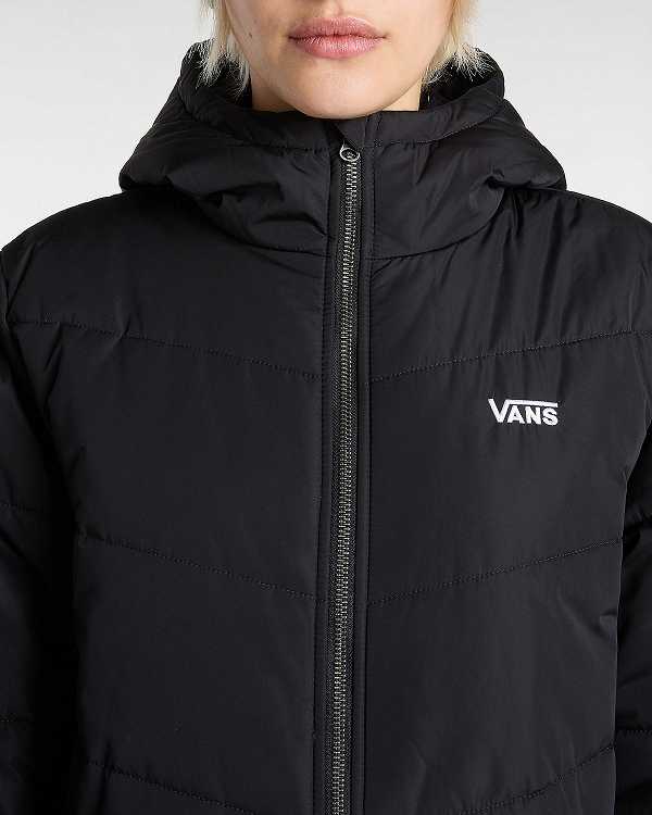 Black Women Vans Foundry Long MTE Jacket Australia | VN6789310