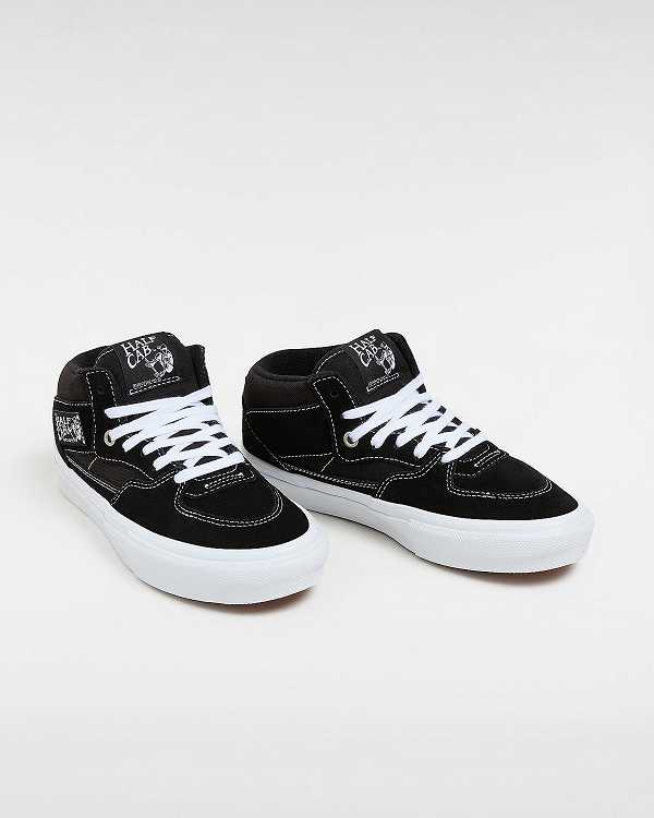 Black Women Vans Half Cab Skate Shoes Australia | VN8306547