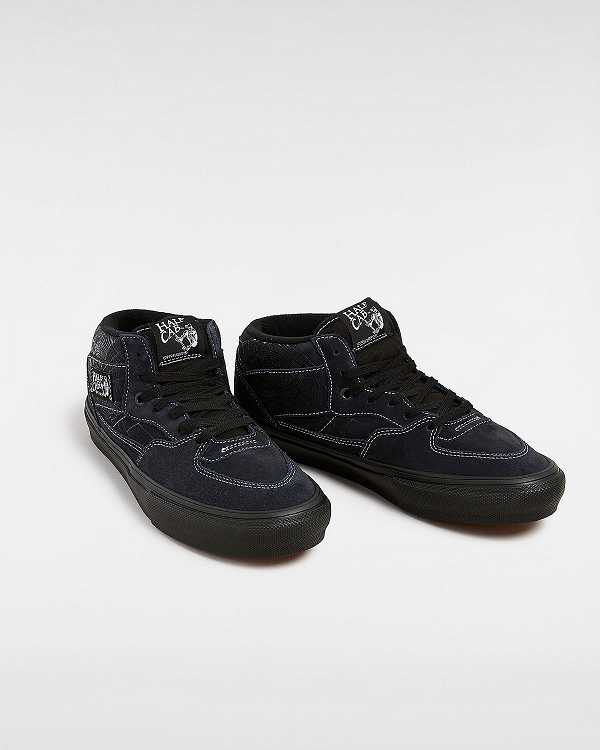 Black Women Vans Half Cab Web Skate Shoes Australia | VN4073192