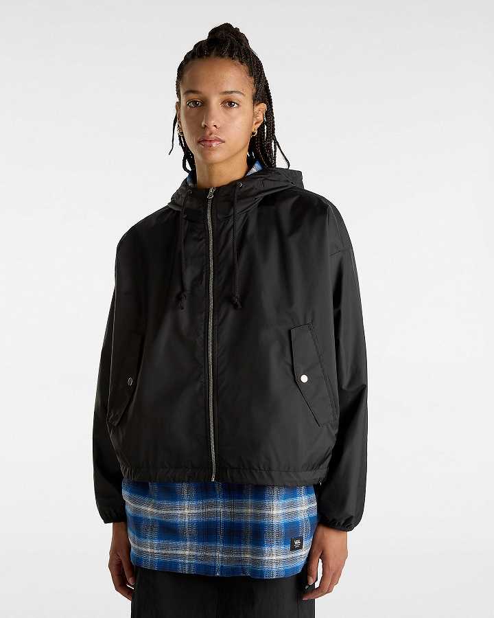 Black Women Vans MTE Theo Windbreaker Australia | VN7621495