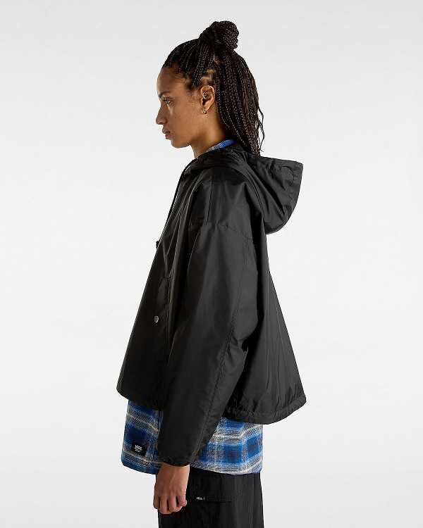 Black Women Vans MTE Theo Windbreaker Australia | VN7621495