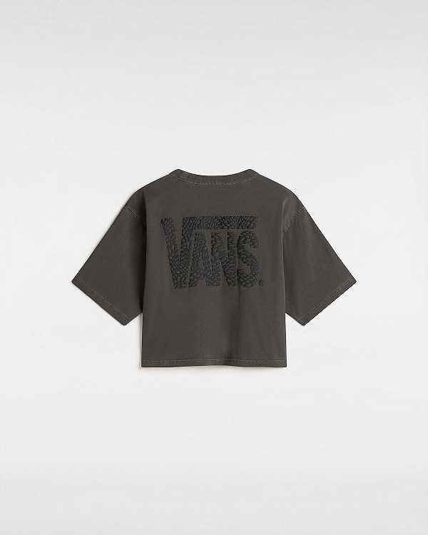 Black Women Vans MTE Trail Boxy T Shirts Australia | VN9308645