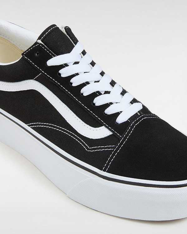 Black Women Vans Old Skool Platform Shoes Australia | VN0264378