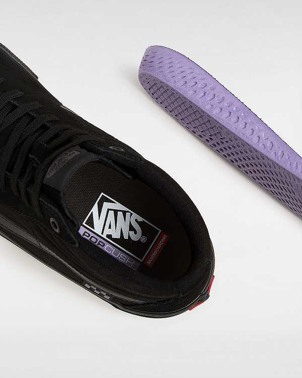 Black Women Vans Sk8-Hi Skate Shoes Australia | VN0475691