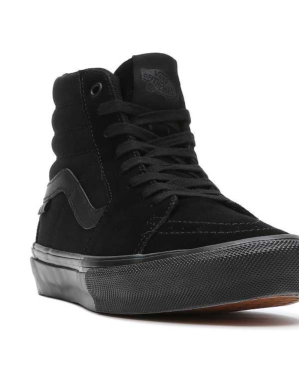 Black Women Vans Sk8-Hi Skate Shoes Australia | VN0475691