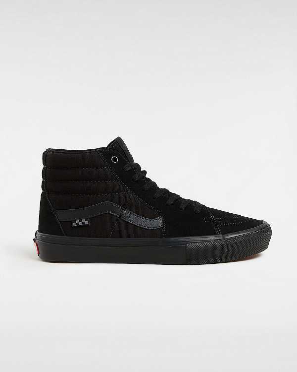 Black Women Vans Sk8-Hi Skate Shoes Australia | VN0475691