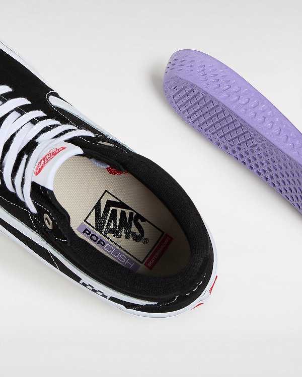 Black Women Vans Sk8-Hi Skate Shoes Australia | VN6540971