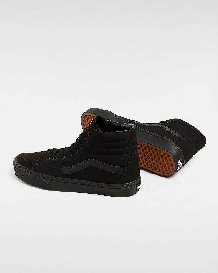 Black Women Vans Sk8-Hi Sneakers Australia | VN7109683