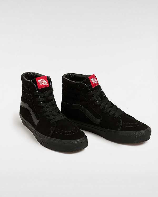 Black Women Vans Suede Sk8-Hi Sneakers Australia | VN0235148