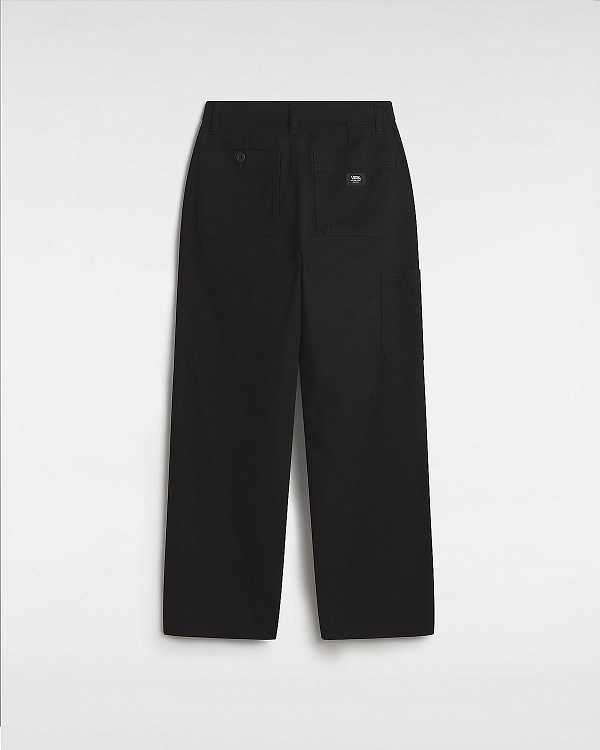 Black Women Vans Union Relaxed Carpenter Pants Australia | VN2568910