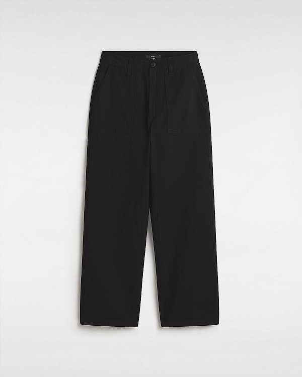 Black Women Vans Union Relaxed Carpenter Pants Australia | VN2568910