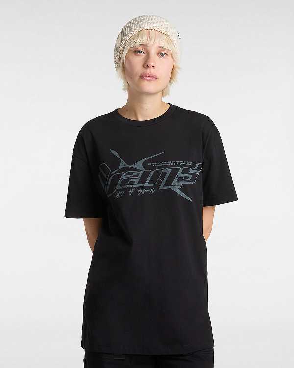 Black Women Vans Y2V T Shirts Australia | VN1264059