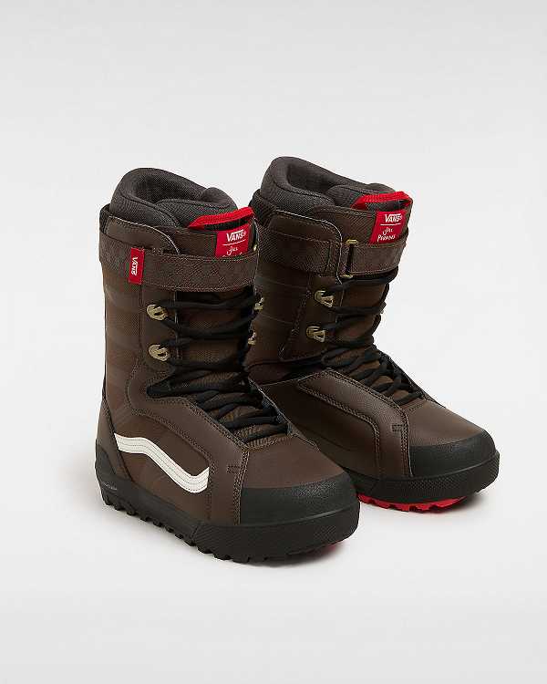 Black / Brown Men Vans Hi-Standard Pro X Jill Perkins MTE Snowboard Boots Australia | VN3927605