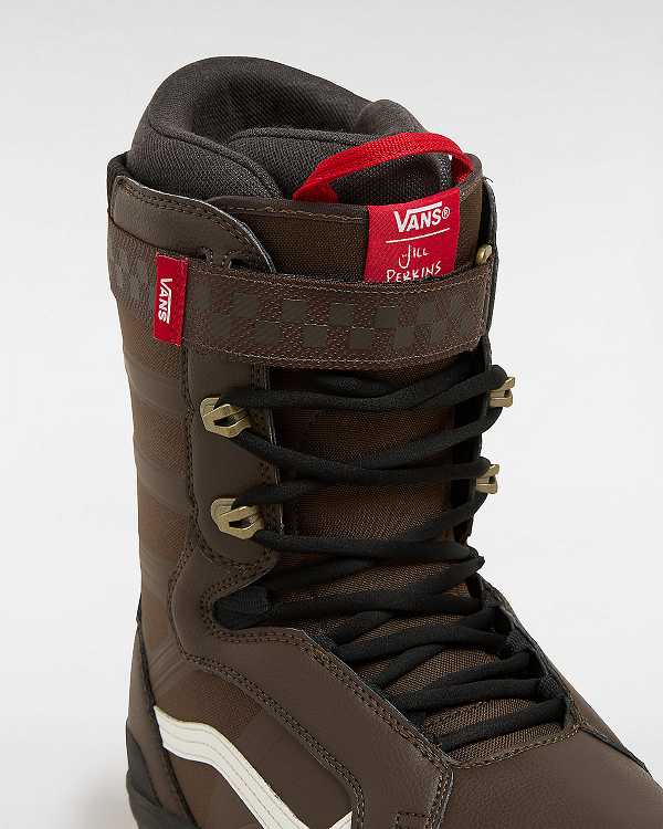 Black / Brown Men Vans Hi-Standard Pro X Jill Perkins MTE Snowboard Boots Australia | VN3927605