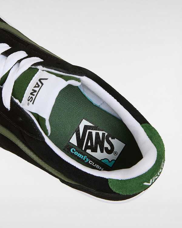 Black / Green Men Vans Cruze Too ComfyCush Sneakers Australia | VN0386527