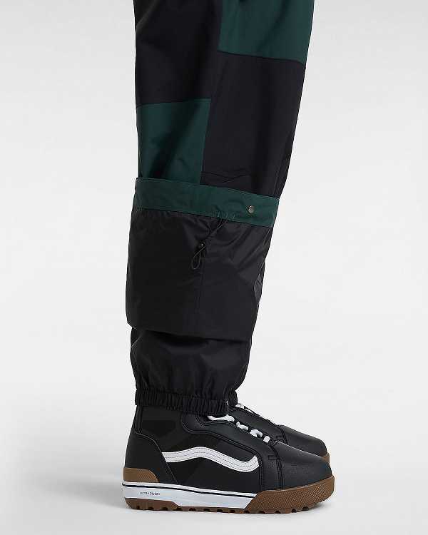 Black / Green Men Vans MTE Hellbound Pants Australia | VN3596217