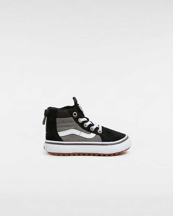 Black / Grey Kids\' Vans MTE Sk8-Hi Zip (1-4 Years) Sneakers Australia | VN0634289