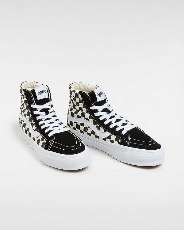 Black / White Men Vans Premium Sk8-Hi 38 Reissue Skate Shoes Australia | VN3086547