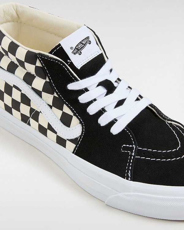 Black / White Men Vans Premium Sk8-Mid 83 Sneakers Australia | VN7340159