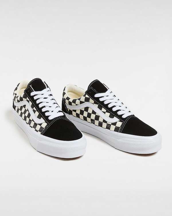 Black / White Women Vans Premium Old Skool 36 Skate Shoes Australia | VN8294751