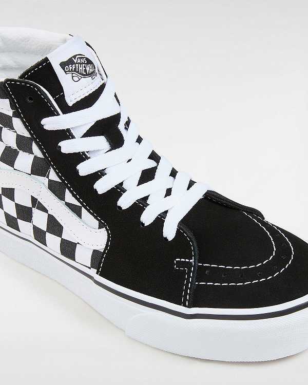 Black / White Women Vans Sk8-Hi Platform 2.0 Sneakers Australia | VN1702635