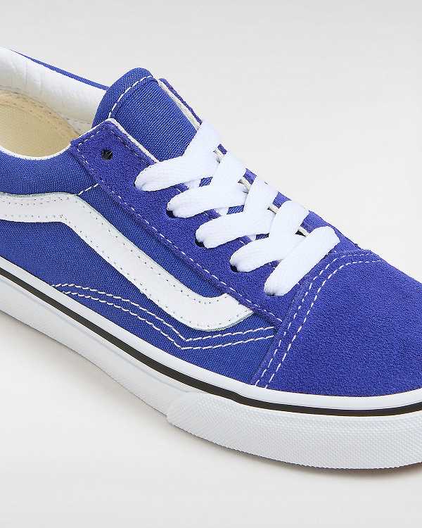 Blue Kids' Vans Old Skool (4-8 Years) Sneakers Australia | VN2031586