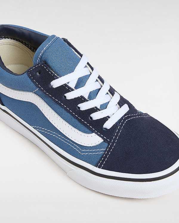 Blue Kids' Vans Old Skool (4-8 Years) Sneakers Australia | VN7986510